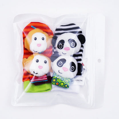 Sensory Plush Baby Socks and Bracelet