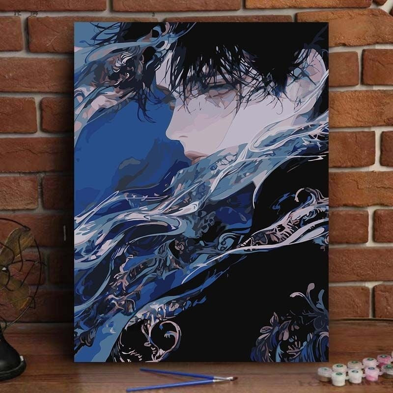 Canvas Print of Abstract Portrait Artwork