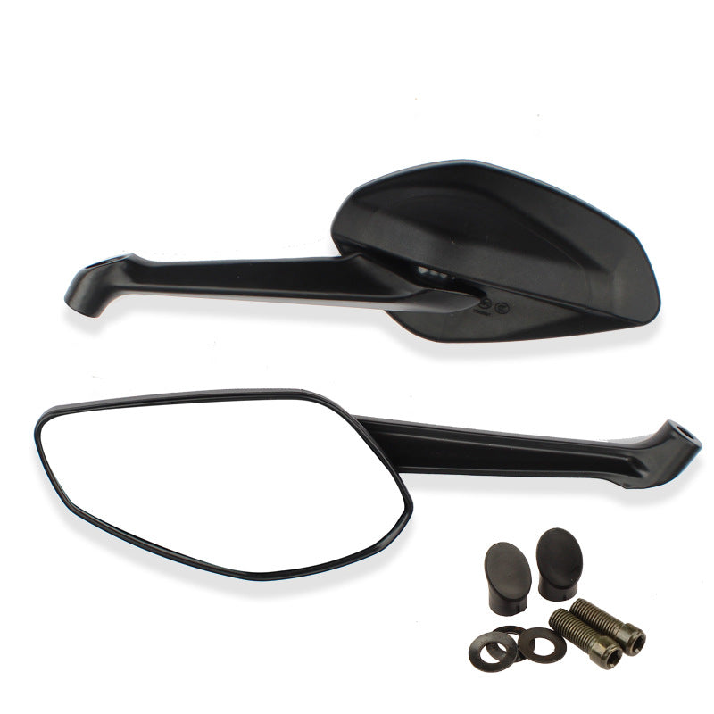Motorcycle Rearview Mirrors with Adjustable Features