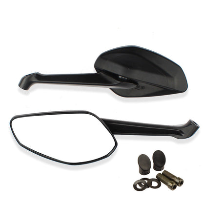 Motorcycle Rearview Mirrors with Adjustable Features