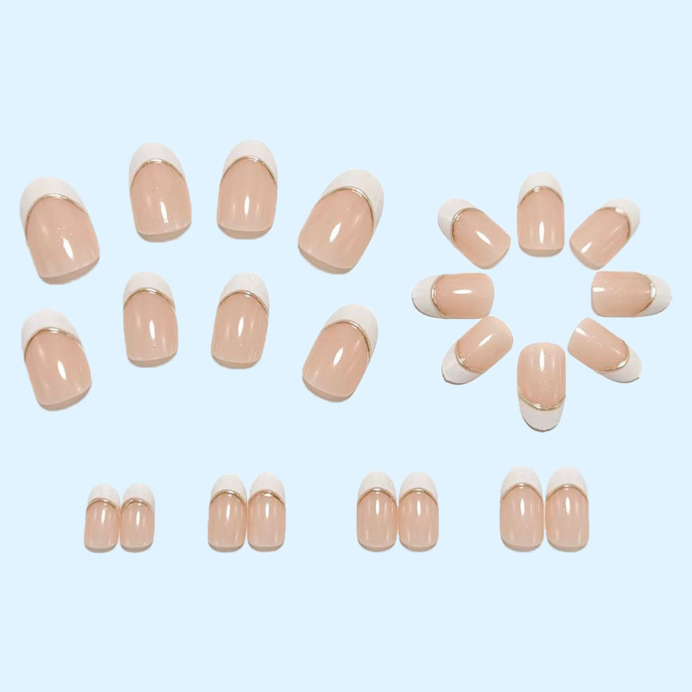 Elegant French Manicure Acrylic Nail Kit