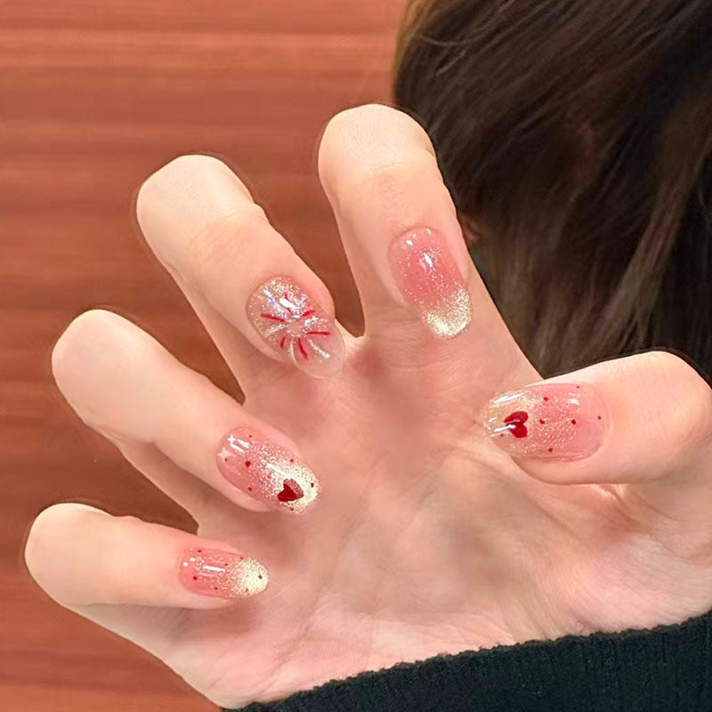 Glitter Nail Art Set with Ombre Design