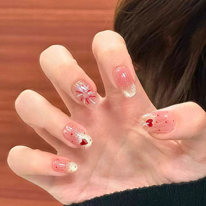 Glitter Nail Art Set with Ombre Design