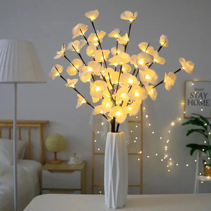 Warm White LED Olive Branch Decorative Light for Ambient Atmosphere