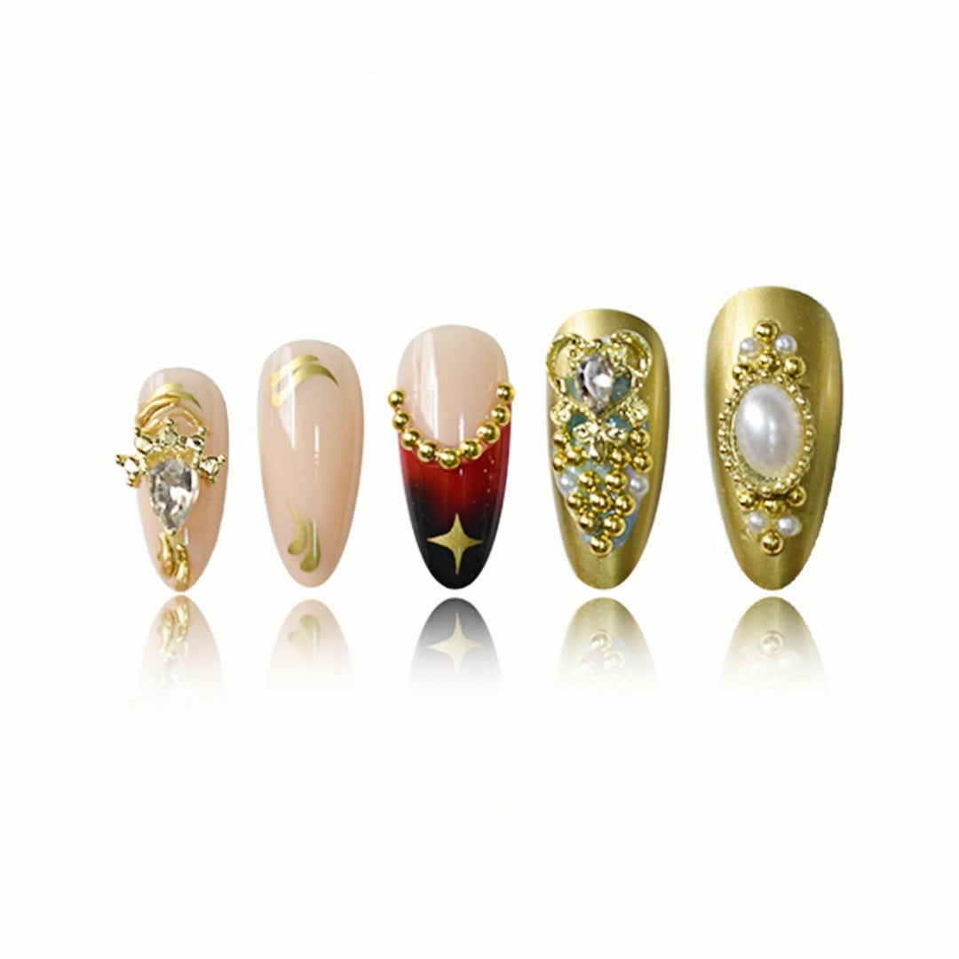 Creative Resin Nail Extensions for Art Design