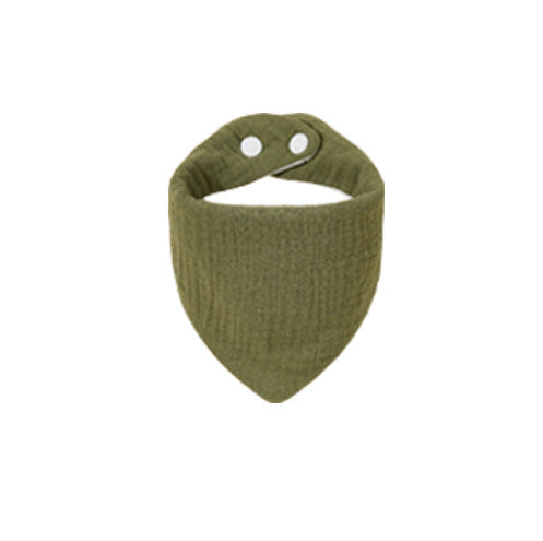 Adjustable Bandana Bib in Muslin Fabric