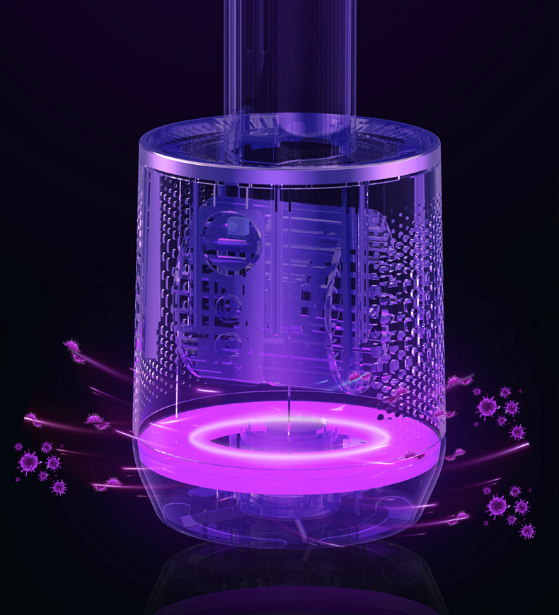 Remote-Controlled Tower Fan for Air Circulation and Purification – 4 Functions