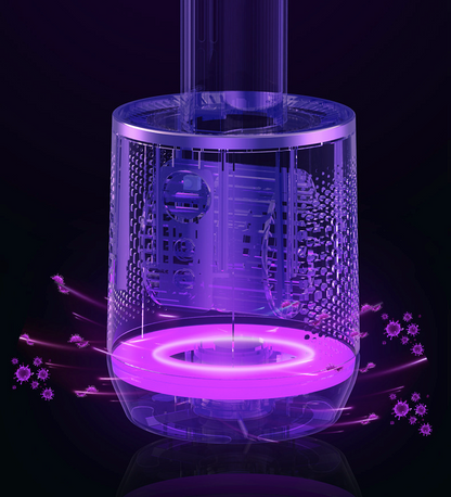 Remote-Controlled Tower Fan for Air Circulation and Purification – 4 Functions