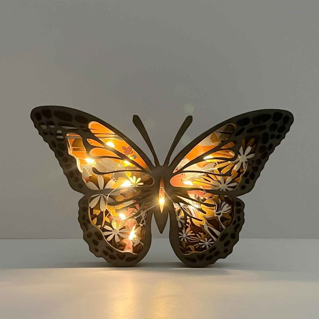Artisan 3D Wooden Animal Sculpture Gift for Home Decor