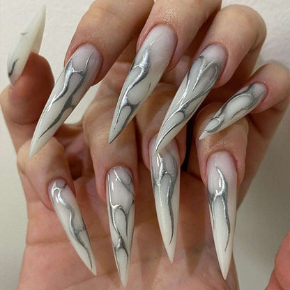 Creative Stiletto Nail Art Style
