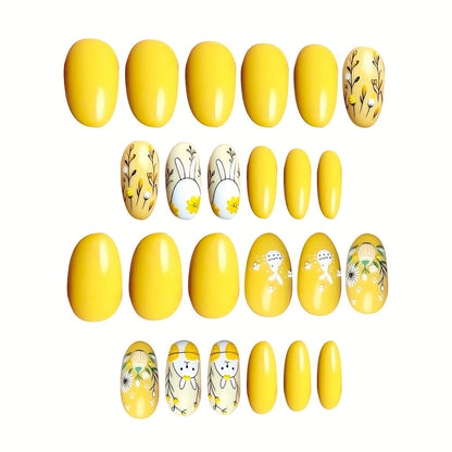 Bunny Design Nail Art Stickers for Easter
