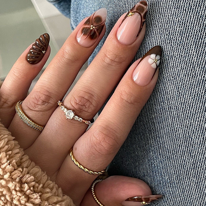 Creative Press-On Nail Art Enhancements