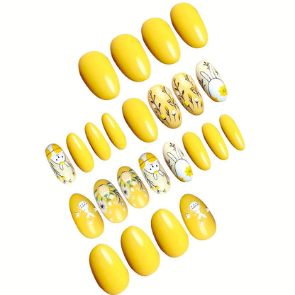 Bunny Design Nail Art Stickers for Easter
