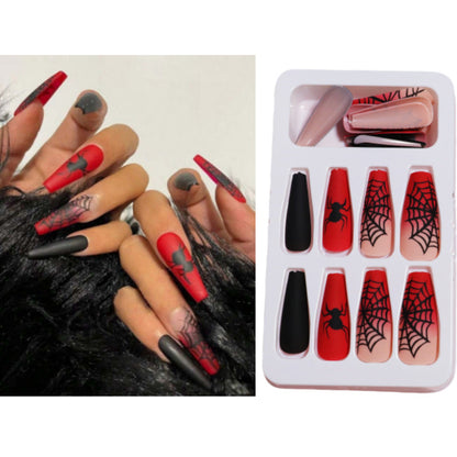 Dripping Effect Press-On Nail Art Design