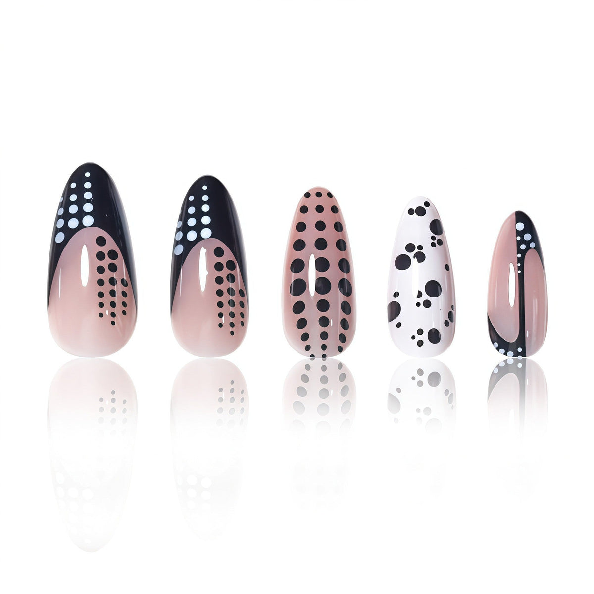 Pointed Nail Art Enhancements - Creative Design