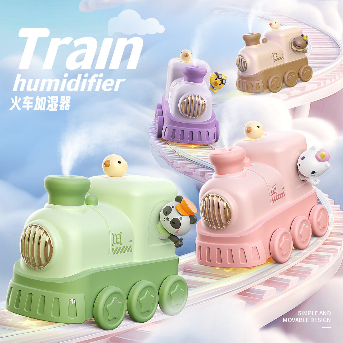 Motion-Activated Train Playset for Kids