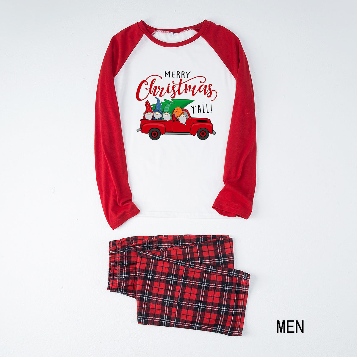 Red Truck Pattern Family Christmas Pajamas - Includes Dog Pajamas