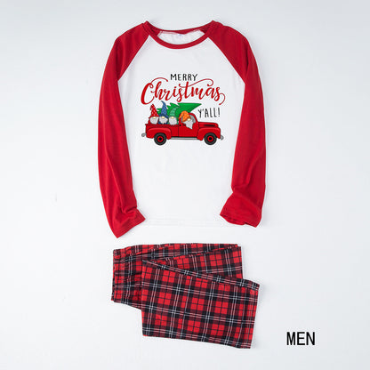 Red Truck Pattern Family Christmas Pajamas - Includes Dog Pajamas
