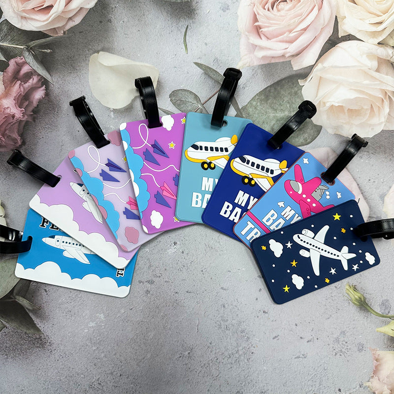 Travel Tag with Airplane Design