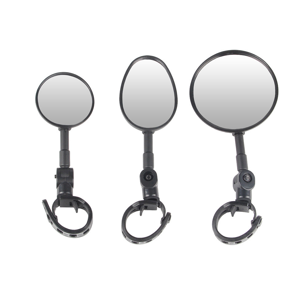 Swivel Arm Bicycle Handlebar Mirror – Wide Angle Convex Glass