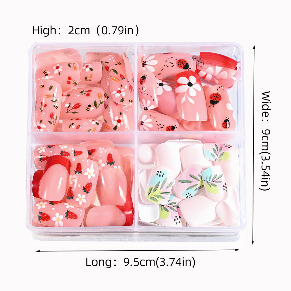 Themed Press-On Nail Set – Artistic Collection