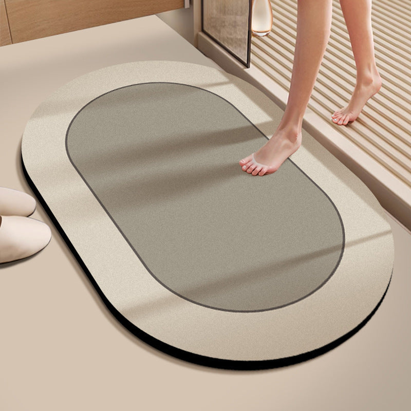 Water-Absorbing Bath Rug for Bathroom Flooring