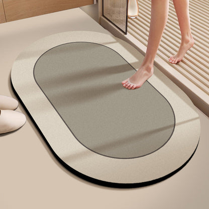 Water-Absorbing Bath Rug for Bathroom Flooring