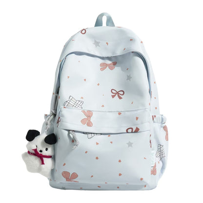Cute Backpack with Bow Design