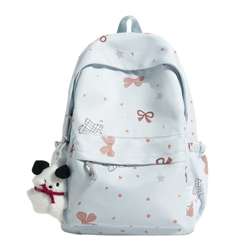 Cute Backpack with Bow Design