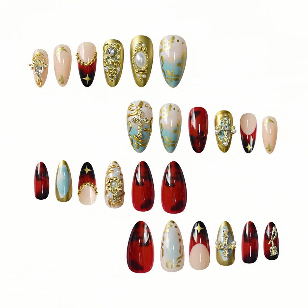 Creative Resin Nail Extensions for Art Design