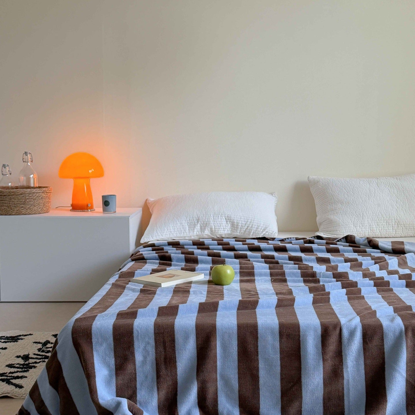 Cozy Throw Blanket with Animal Print Design