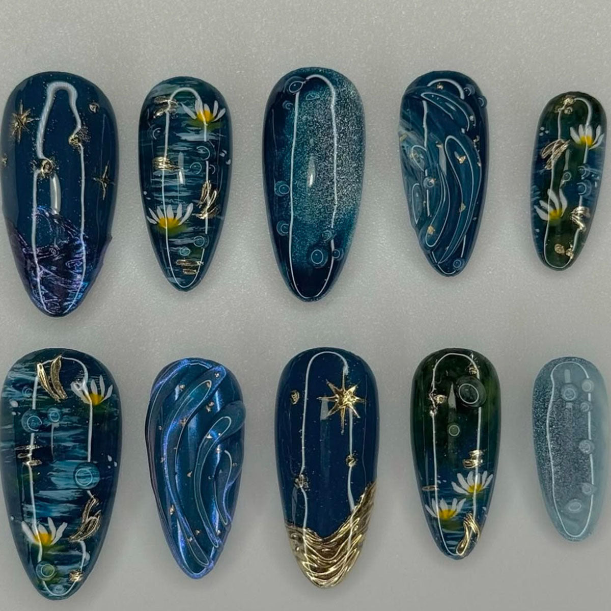 Ocean-Themed Nail Art Kit