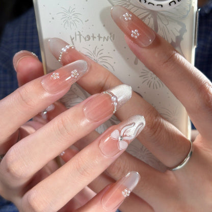 Glitter-Infused Press-On Nail Kit