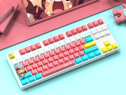 Custom Mechanical Keyboard with 87 Keys
