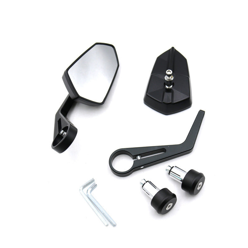 Motorcycle Mirrors with Adjustable Features