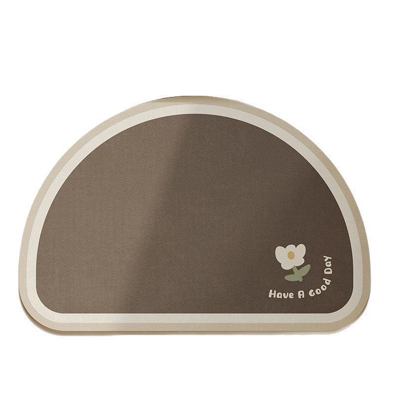 Floral Pattern Bath Mat – Highly Absorbent