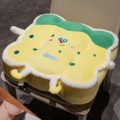 Sandwich Design 3D Plush Seat Cushion