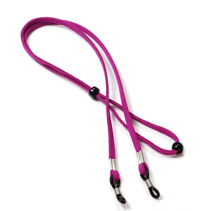 Suede Eyewear Strap with Adjustable Fit