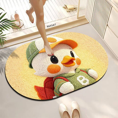 Cute Bath Mat Featuring Animal Designs