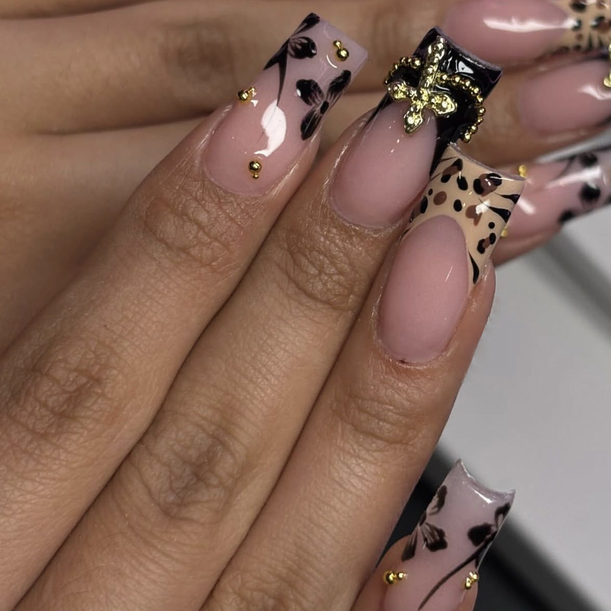 Artistic Press-On Nail Enhancements