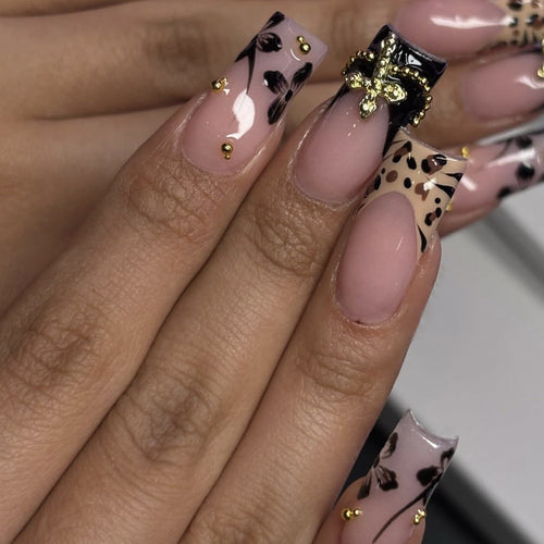 Artistic Press-On Nail Enhancements