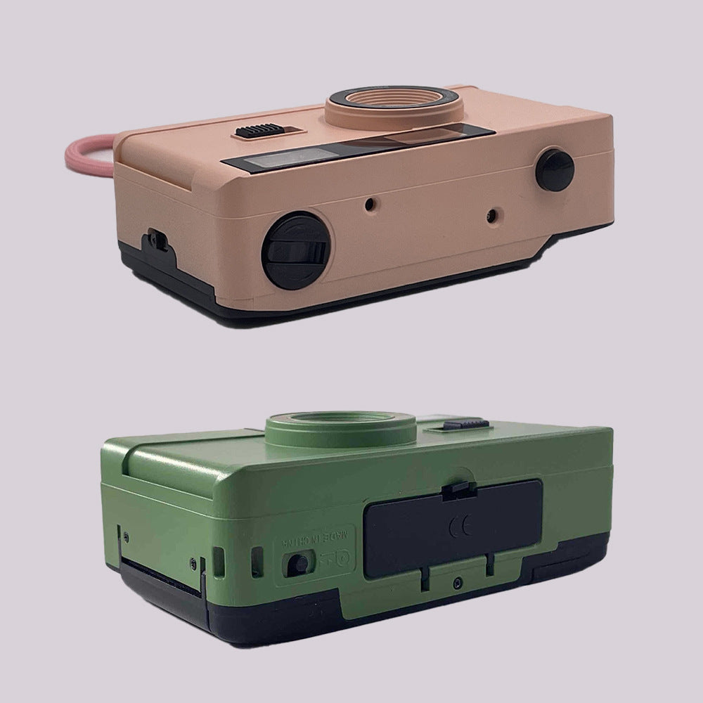 35mm Film Camera with Flash - Reusable Design