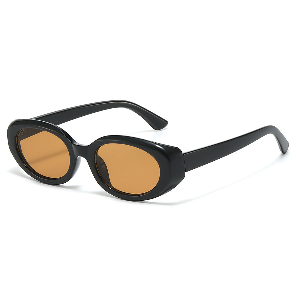 Retro Oval Sunglasses for All-Day Comfort