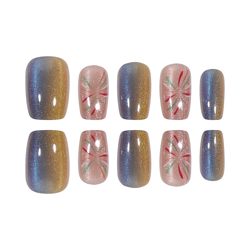 Decorative Pattern Press-On Nail Kit