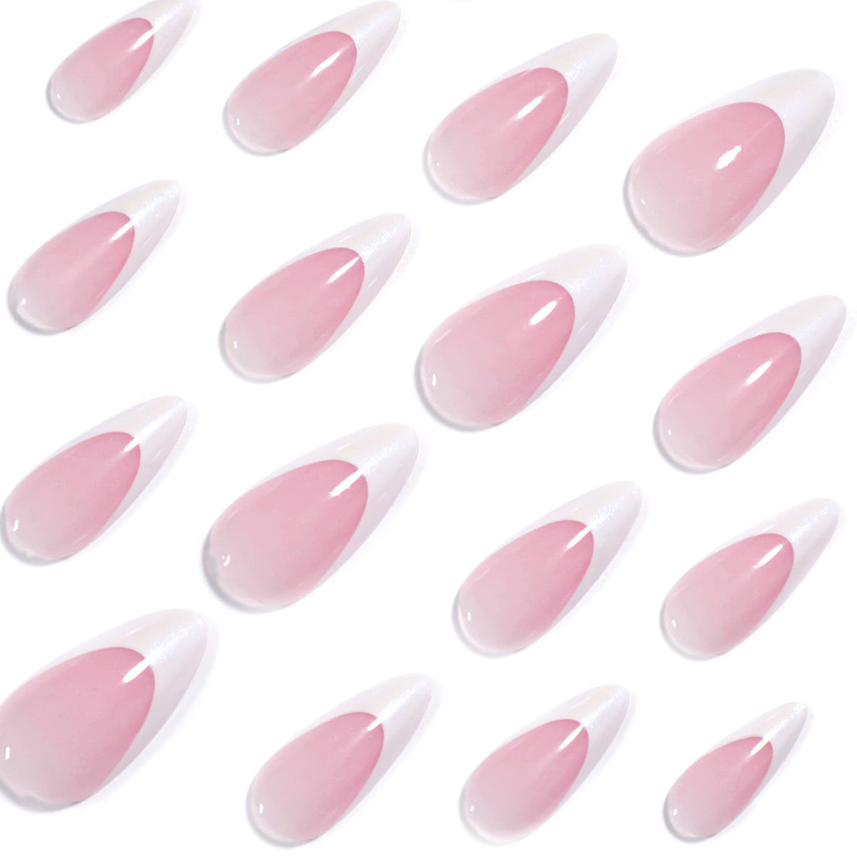 Elegant Gradient Design on Artistic Stiletto Nail Tips