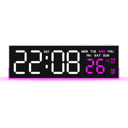 Digital Alarm Clock with Temperature Display