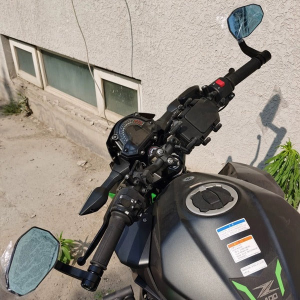 Motorcycle Mirrors for Racing - Adjustable Design