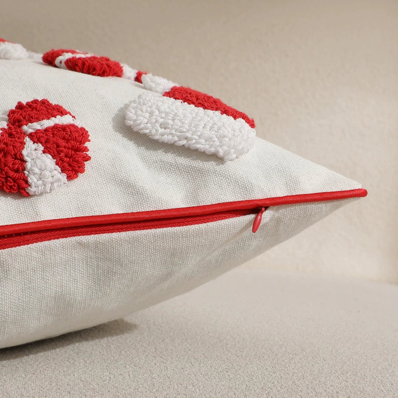 Luxurious 3D Textured Velvet Holiday Accent Pillow