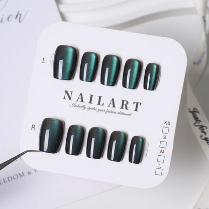 Floral Embellished Press-On Stiletto Nail Set