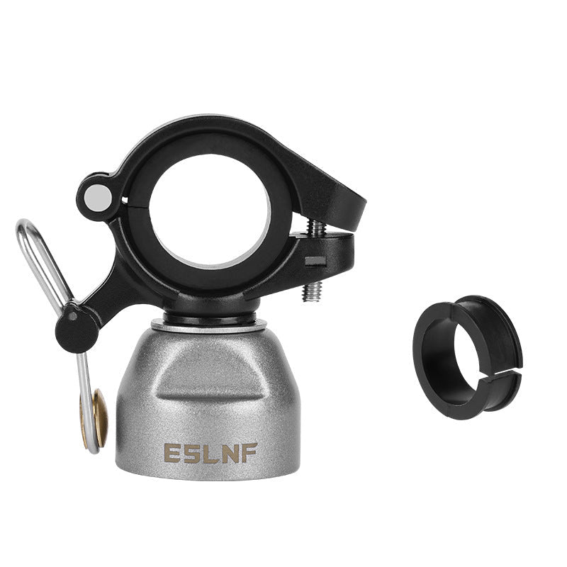 Quick Release Bicycle Bell Mount with Adjustable Clamp and Universal Shim